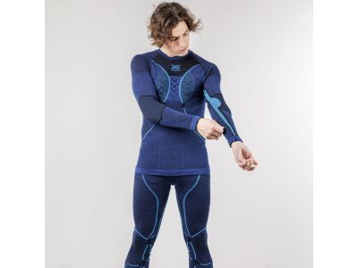 X-BIONIC MERINO Hemd, blau