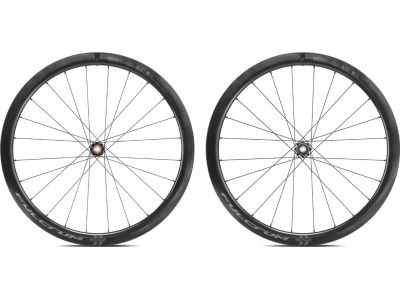 Fulcrum Wind 42 DB 28" wheel set, carbon, disc brakes, fixed axle