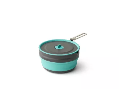 Sea to Summit Frontier UL Collapsible Pouring Pot hrnec, 2.2 l, aqua blue