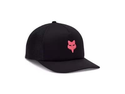 Damska czapka Fox Boundary Trucker w kolorze black/pinkm
