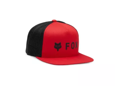 Fox Absolute Mesh Snapback cap, flame red