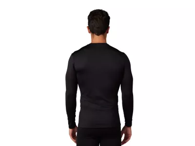 Cămașă de jos Fox Tecbase Ls Shirt cu mâneci lungi, neagră