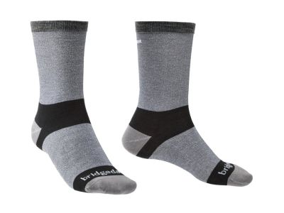 Bridgedale Liner Coolmax Liner Socken, 2 Paar, grau