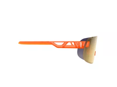 POC Elicit Fluo glasses, Orange Translucent/Clarity Road/Partly Sunny Gold ONE