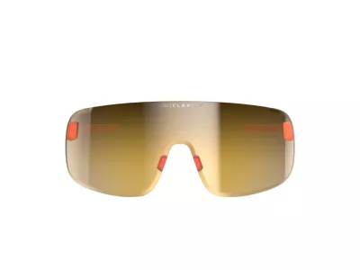 POC Elicit Fluo Brille, Orange Translucent/Clarity Road/Partly Sunny Gold ONE