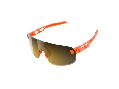 POC Elicit Fluo Goggles, Orange Translucent/Clarity Road/Partly Sunny Gold ONE
