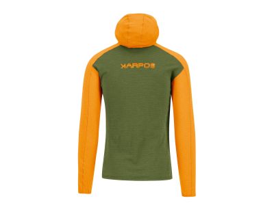 Karpos AMBRIZZOLA FULL-ZIP Sweatshirt, zederngrün/strahlend