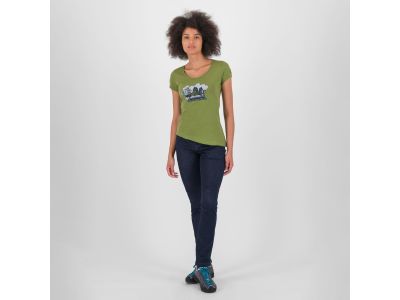 Tricou de dama Karpos ANEMONE EVO, verde cedru