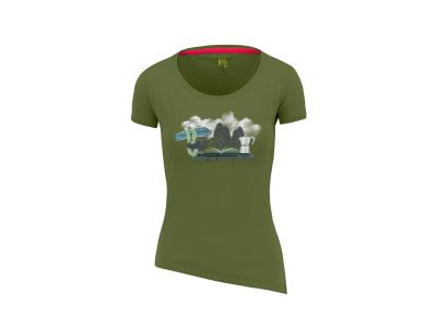 T-shirt damski Karpos ANEMONE EVO w kolorze cedarowej zieleni