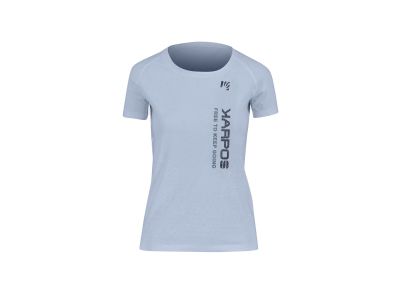 Damska koszulka T-shirt Karpos ASTRO ALPINO EVO w kolorze halogenowym niebieskim