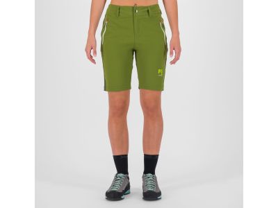 Pantaloni scurți de damă Karpos FANTASIA, verde cedru/verde pușcă