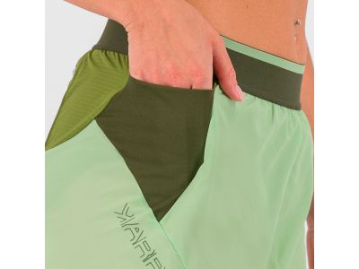 Pantaloni scurți de damă Karpos FAST EVO, verde arcadian/cedru