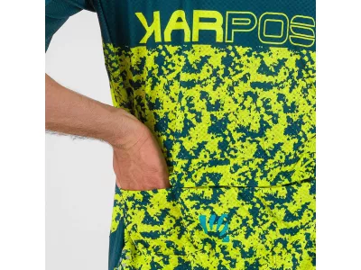 Tricou Karpos JUMP, reflectorizant lira/galben fluo/ email