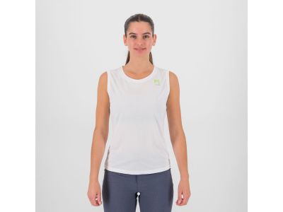 Karpos LOMA Damen-T-Shirt, leuchtendes Weiß/Biscay G/Baldrian