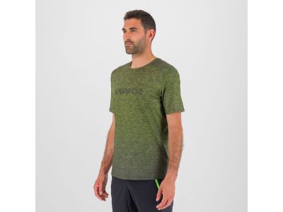 Tricou Karpos PRATO PIAZZA, blugi verde/cedru verde