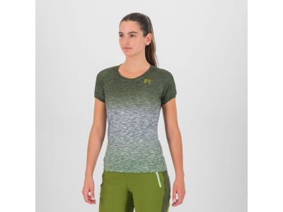 Tricou dama Karpos PRATO PIAZZA, verde arcadian/pusca