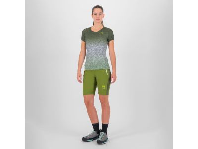 Tricou dama Karpos PRATO PIAZZA, verde arcadian/pusca