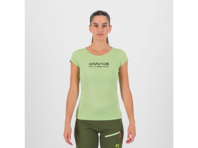 Tricou dama Karpos VAL FEDERIA, verde arcadian