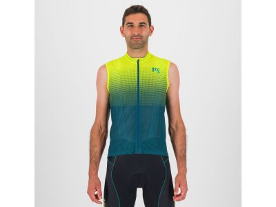 Karpos VAL VIOLA SLEVELLESS jersey, refl.pond/yellow fluo/enamel