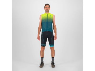 Karpos VAL VIOLA SLEVELLESS jersey, refl.pond/yellow fluo/enamel