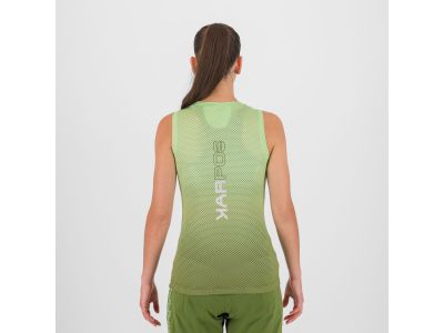 Tricou fără mâneci de damă Karpos VERVE MESH, verde cedru/arcadian