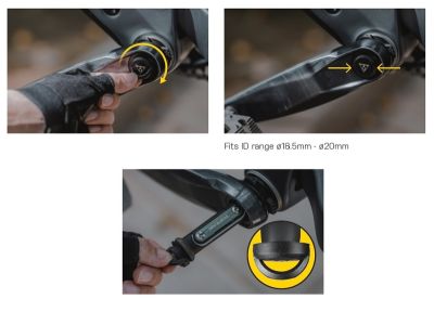 Topeak BB HIDE &#39;N TOOL többgombos, 7 funkció