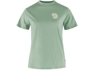 Fjällräven Fox Boxy Logo Damen T-Shirt, Misty Green