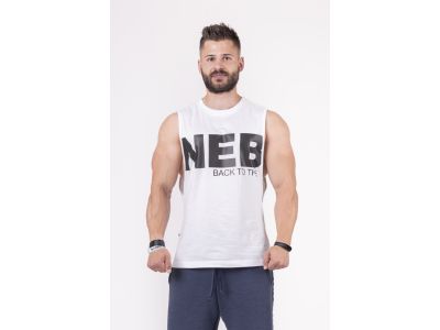 NEBBIA Back To The Hardcore tank top, white