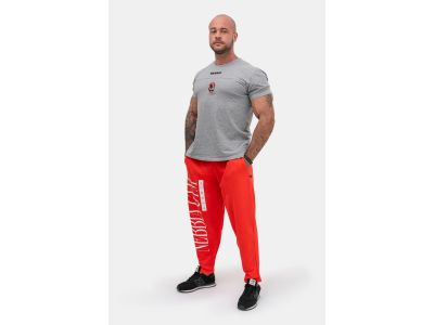 NEBBIA Beast Mode Pe pantaloni de trening, roșii