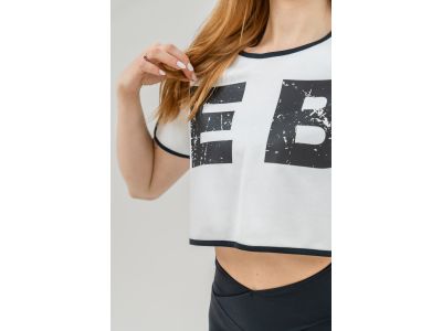 NEBBIA GAME ON women&#39;s crop top t-shirt, white