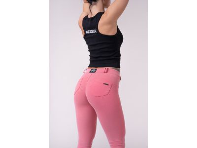 Damskie legginsy NEBBIA Dreamy Edition Bubble Butt w kolorze różowym