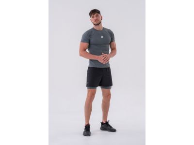 NEBBIA two-layer shorts, gray