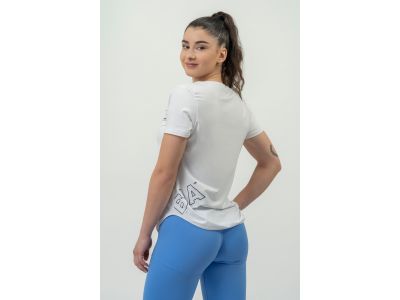 NEBBIA FIT Activewear Funktions-T-Shirt, weiß