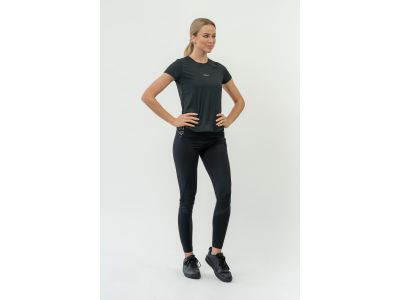 NEBBIA FIT Activewear Légies női póló, fekete