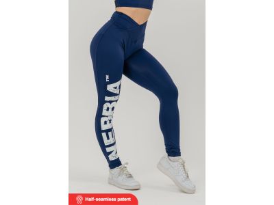 NEBBIA GLUTE CHECK women&amp;#39;s leggings, dark blue