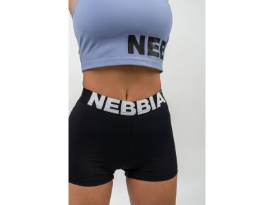 NEBBIA GLUTE PUMP 240 Fitness-Damenshorts mit hoher Taille, schwarz