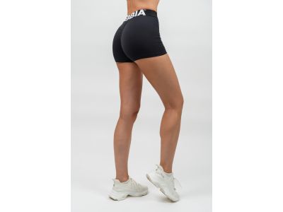 NEBBIA GLUTE PUMP 240 Fitness women&amp;#39;s shorts with high waist, black