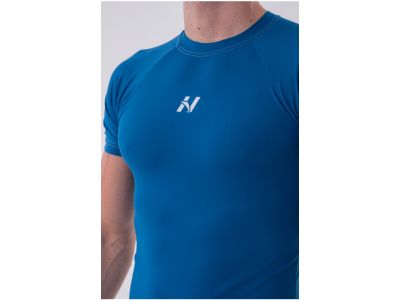 NEBBIA 324 slim-fit tričko, modrá
