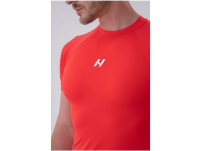 NEBBIA Slim-fit triko, červená