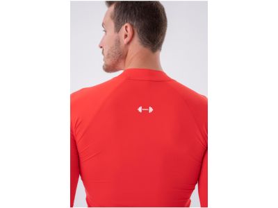NEBBIA Active functional T-shirt with long sleeves, red