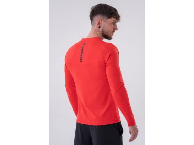 NEBBIA Layer Up Funktions-T-Shirt mit langen Ärmeln, rot