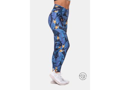 NEBBIA High-waist Ocean Power women&#39;s leggings, ocean blue