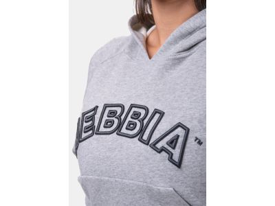 NEBBIA Iconic HERO women&#39;s sweatshirt, pale gray