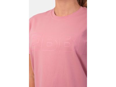 NEBBIA Invisible Logo women&#39;s T-shirt, old pink