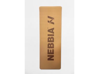 NEBBIA Natural cork yoga mat, brown