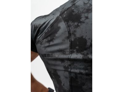 NEBBIA FUNCTION 340 kompressziós terepszínű póló, fekete