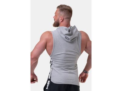 NEBBIA Legend-approved tank top with hood, pale gray