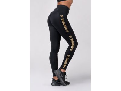 NEBBIA Gold Classic női leggings, fekete