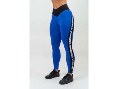 NEBBIA ICONIC 209 women&#39;s leggings with high waist, blue