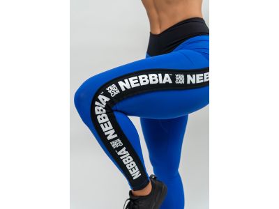 NEBBIA ICONIC 209 női leggings magas derékkal, kék